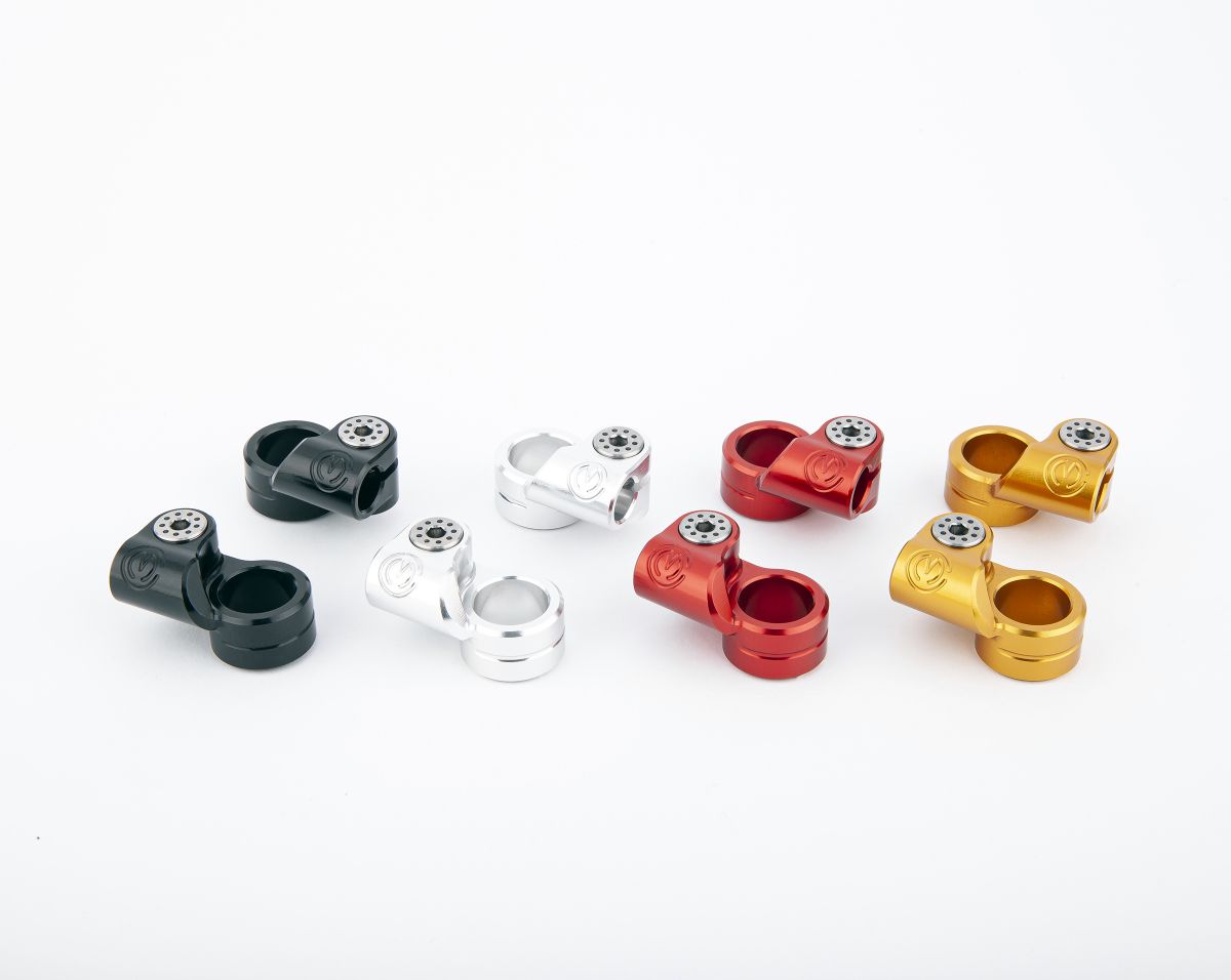 Motocorse Billet Terminals Kit for Linear Steering Damper Ends - MV Agusta F4 & Brutale / Dragster 800 RR / RC Motocorse Billet Terminals Kit for Linear Steering Damper Ends - MV Agusta F4 & Brutale / Dragster 800 RR / RC